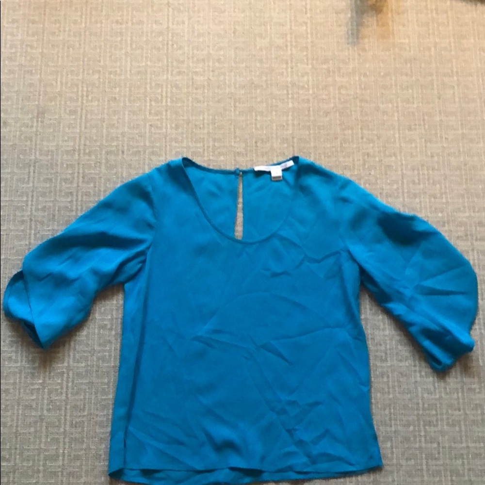 DVF Aqua blouse